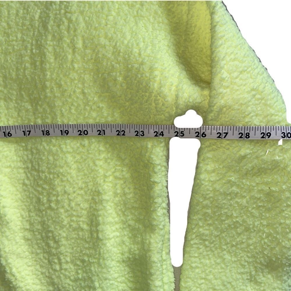 Aerie Bright Yellow Fleece Henley Pullover Women Medium - Picture 5 of 5